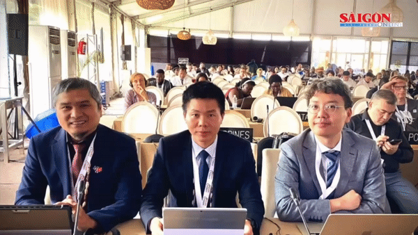 Đoàn Việt Nam tham dự tại phiên họp thứ 18 Ủy ban liên Chính phủ Công ước 2003. Ảnh: Phái đoàn UNESCO cung cấp