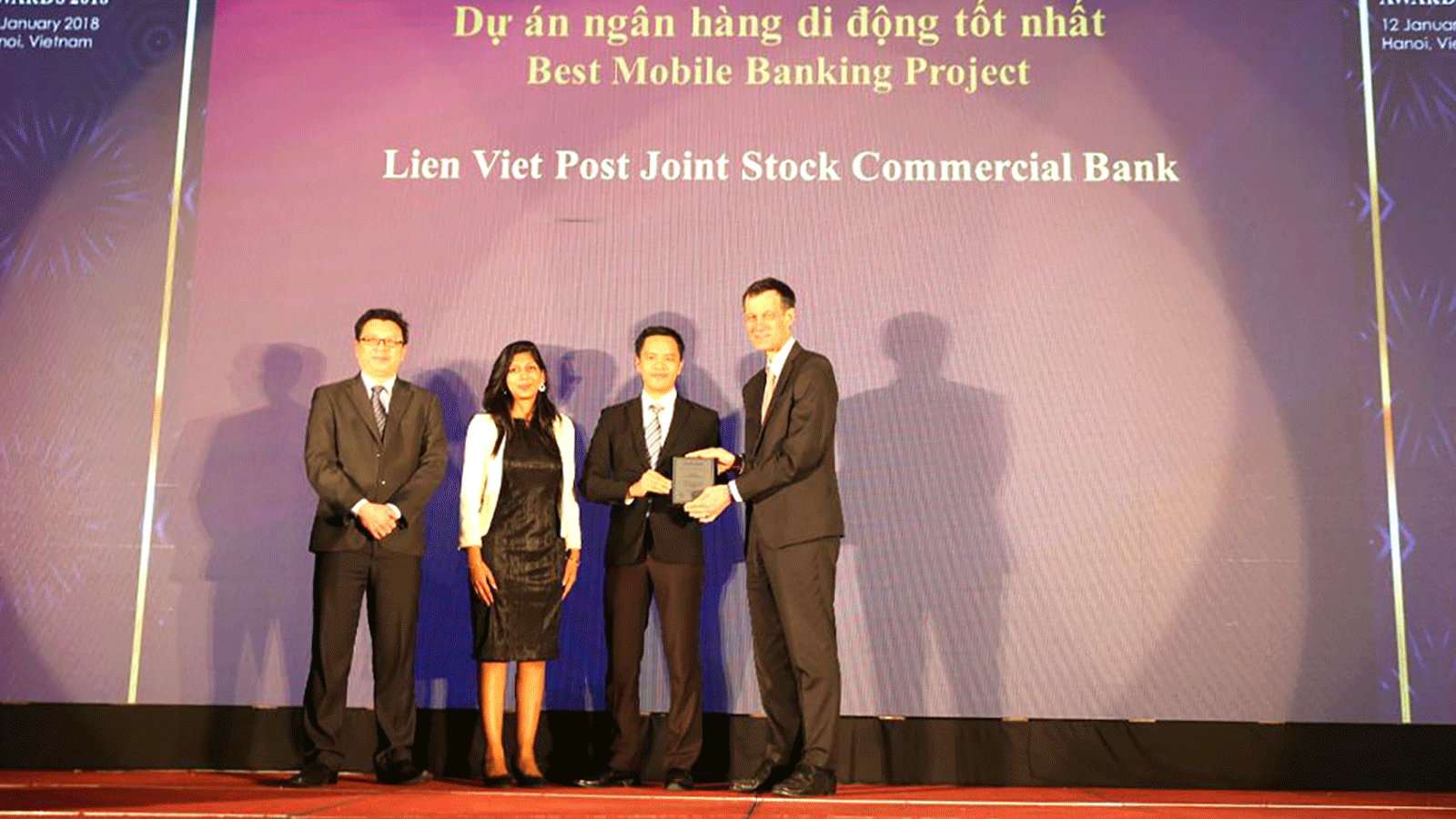 LienVietPostBank đoạt giải Dự án Ngân hàng di động Tốt nhất Việt Nam