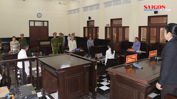 Bị cáo Trần Minh Tâm tại phiên xét xử