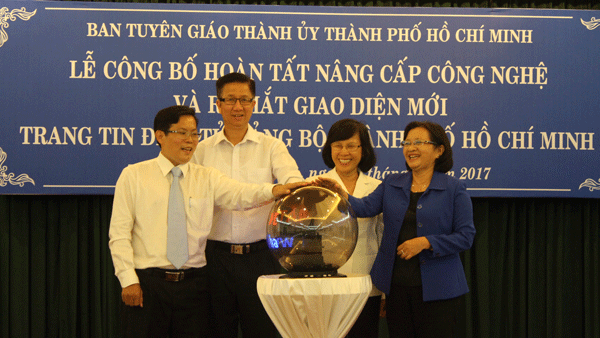 Ra mắt giao diện mới Trang tin điện tử Đảng bộ TPHCM