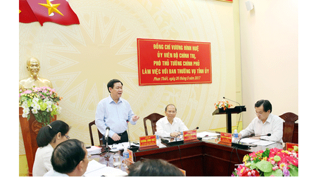 Kiểm tra công tác cán bộ tại tỉnh Bình Thuận