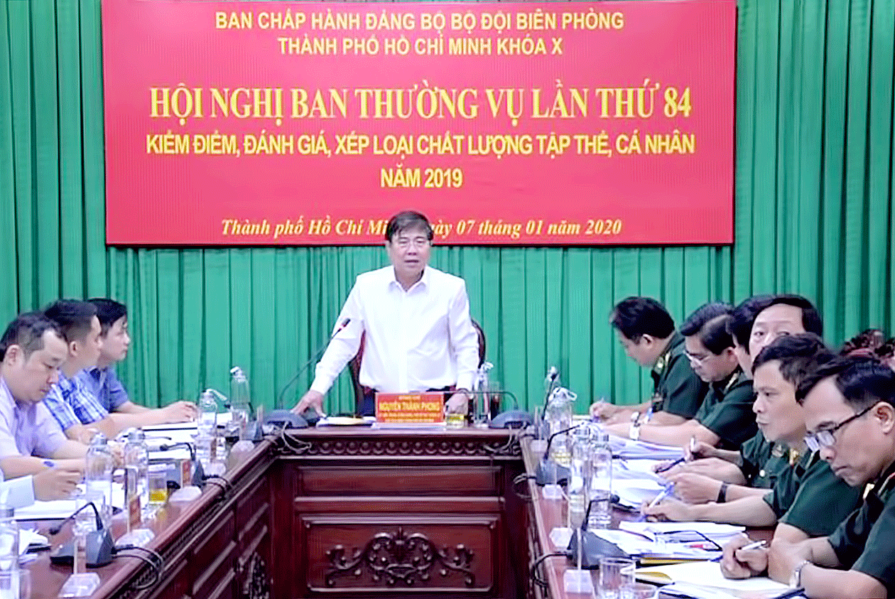 Chủ tịch UBND TPHCM Nguyễn Thành Phong phát biểu tại hội nghị