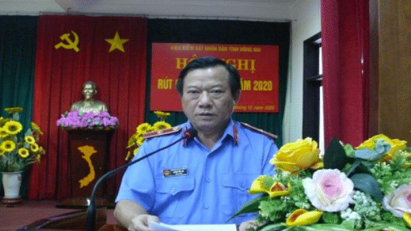 Xem xét kỷ luật nguyên Viện trưởng Viện KSND tỉnh Đồng Nai