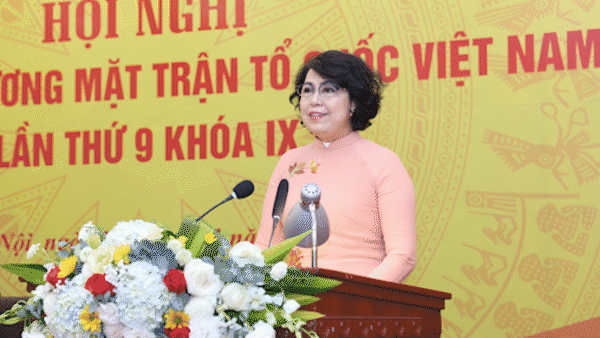 Đồng chí Tô Thị Bích Châu giữ chức Phó Chủ tịch Ủy ban Trung ương MTTQ Việt Nam