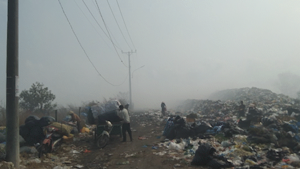 Phú Quốc: Bãi rác tạm Đồng Cây Sao cháy nhiều ngày, không khí ô nhiễm nặng