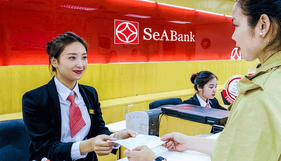 Customer is being served at SeABank.