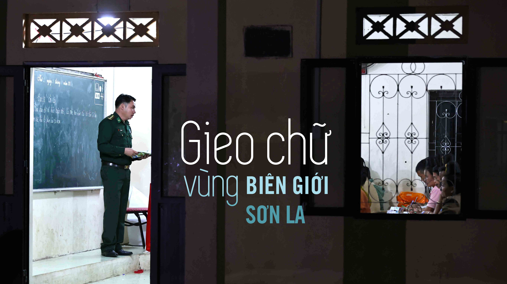 Gieo chữ vùng biên giới Sơn La