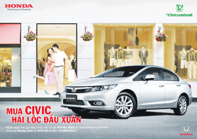 “Mua Civic hái lộc đầu xuân”