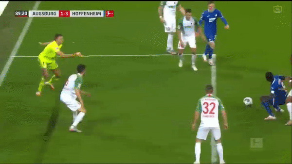 Augsburg - Hoffenheim 1-3: Dabbur xuất thần cú đúp, Ihlas Bebou ấn định chiến thắng