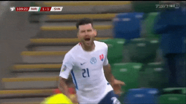 Bắc Ireland - Slovakia 1-2: Juraj Kucka khai bàn, Milan Skriniar phản lưới nhà, Michal Duris lóe sáng hiệp phụ giành vé EURO 2020