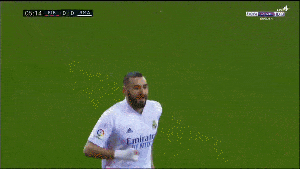 Eibar - Real Madrid 1-3: Benzema khai tiệc bàn thắng, Modric, Vasquez góp công chiến thắng cho HLV Zinedine Zidane