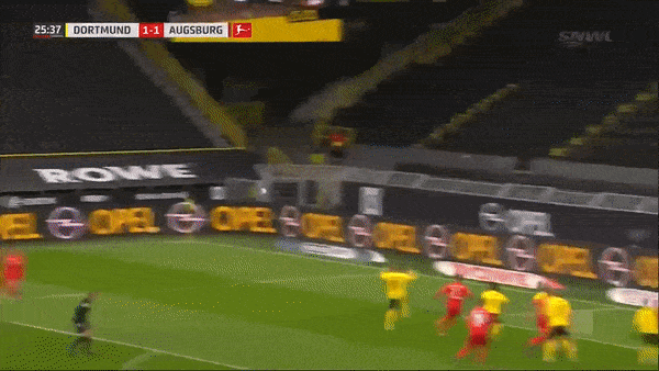 Borussia Dortmund - Augsburg 3-1: Hahn bất ngờ phá lưới Dortmund, Delaney, Sancho ngược dòng, Uduokhai phản lưới nhà 