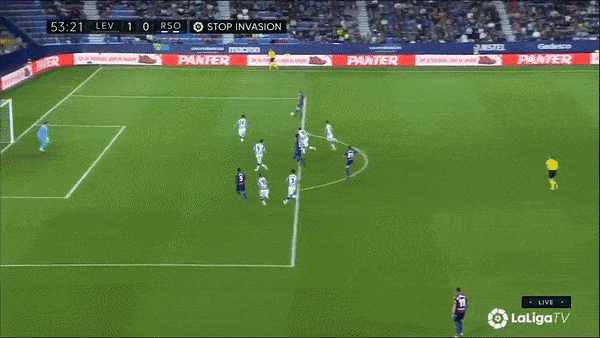 Levante vs Sociedad 2-1: Jorge Miramon sút xa mở tỷ số, David Silva gỡ hòa, Gonzalo Melero chốt hạ chiến thắng trên chấm penalty
