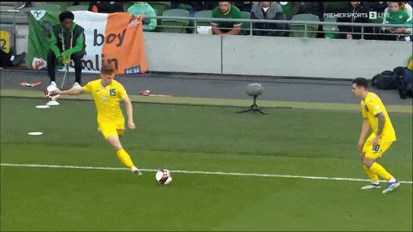 Ireland vs Ukraine 0-1: VAR không công nhận bàn thắng của Kacharaba nhưng Tsyhankov tỏa sáng, ghi bàn duy nhất