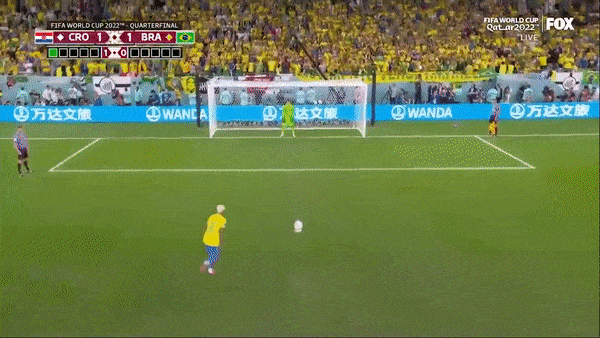 Brazil vs Croatia 0-0 (1-1, pen 2-4): Neymar mở bàn, Petkovic gỡ hòa, Livakovic làm người hùng, Marquinhos, Rodrygo hỏng pen, HLV Zlatko Dalic giành vé bán kết