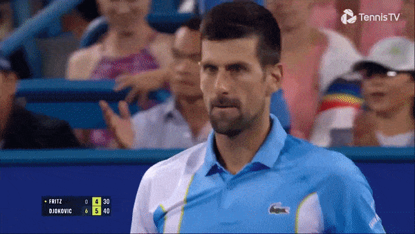Taylor Fritz không chịu nổi "nhiệt" của Novak Djokovic, thua 0-6, 4-6, Djokovic gặp Alexander Zverev ở bán kết Cincinnati Open