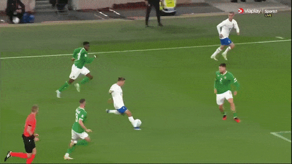 Ireland vs Hy Lạp 0-2: Giakoumakis đánh đầu góc hẹp mở bàn, Giorgos Masouras chốt hạ chiến thắng trong hiệp 1