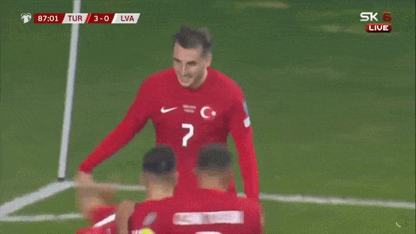Thổ Nhĩ Kỳ vs Latvia 4-0: Yunus Akgun mở bàn, Cenk Tosun, Akturkoglu gieo ác mộng những phút cuối