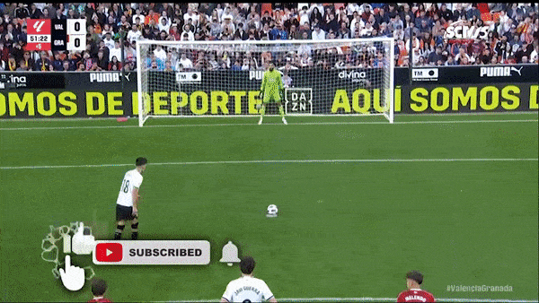Valencia vs Granada 1-0: Pepelu tận dụng cơ hội penalty, giúp chủ nhà Valencia giành gọn 3 điểm 