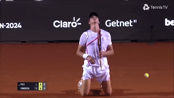 Tay vợt 17 tuổi Joao Fonseca có trận thắng đầu tiên cấp độ ATP tại Rio 2024