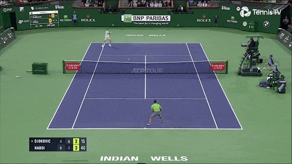 Tay vợt 20 tuổi Luca Nardi gây địa chấn làng tennis khi hạ gục tượng đài Novak Djokovic ở Indian Wells 2024 với tỷ số 6-4,3-6, 6-3