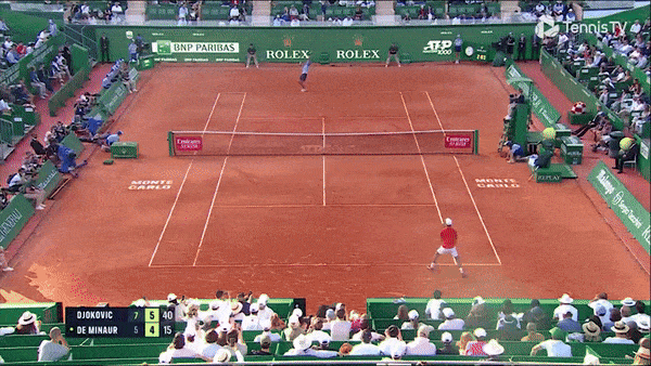 Novak Djokovic vs Alex De Minaur 7-5, 6-4: Djokovic mát tay giành điểm break hạ De Minaur giành vé gặp Casper Ruud ở bán kết Monte Carlo Masters