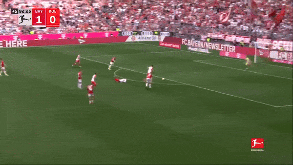 Bayern Munich vs Cologne 2-0: Kimmich kiến tạo, Guerreiro chớp thời cơ ghi bàn, Thomas Muller ấn định chiến thắng