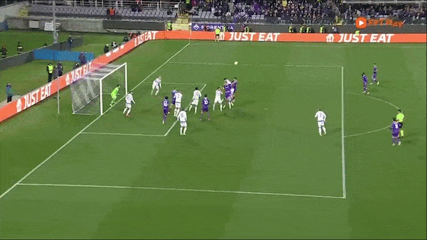 Fiorentina vs Viktoria Plzen 2-0 (2-0): Gonzalez mở bàn, Cristiano Biraghi chốt hạ chiếc vé gặp Club Brugge ở bán kết UEFA Europa Conference
