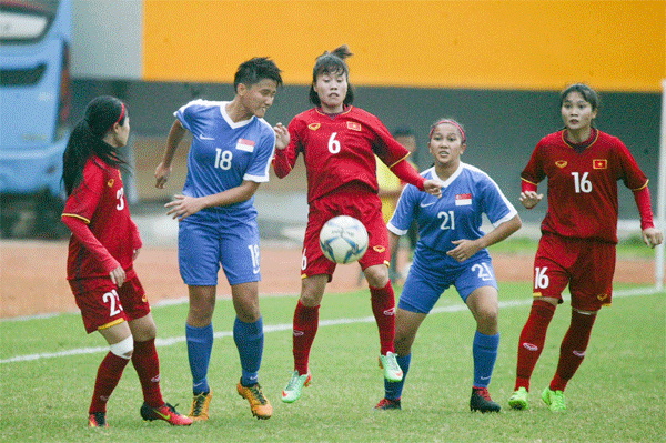 Đội nữ Việt Nam có chiến thắng thứ hai liên tiếp
