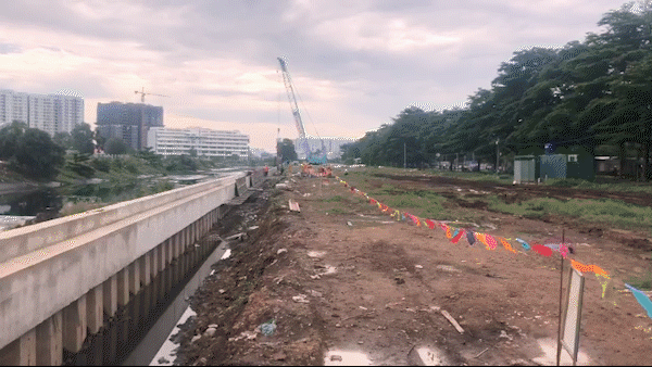 Dự án xây dựng và cải tạo kênh Tham Lương - Bến Cát - rạch Nước Lên: Phấn đấu hoàn thành tháng 4-2025