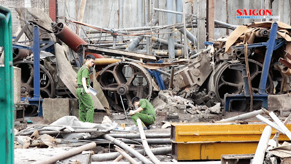 Hiện trường tan hoang vụ nổ ở nhà máy giấy Bắc Ninh, 3 người thương vong