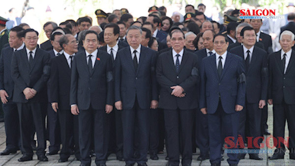 Cử hành trọng thể Lễ viếng Tổng Bí thư Nguyễn Phú Trọng ở 3 địa điểm