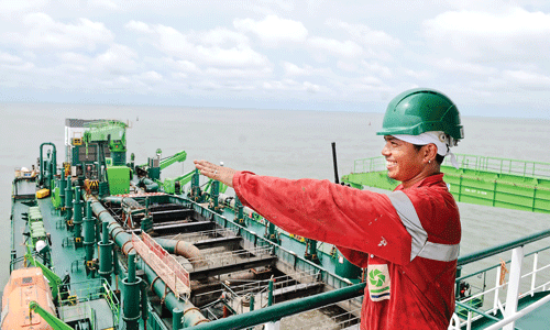 Việc khai thông luồng Soài Rạp nằm trong chiến lược tiến ra biển Đông của TPHCM. Ảnh: CAO THĂNG