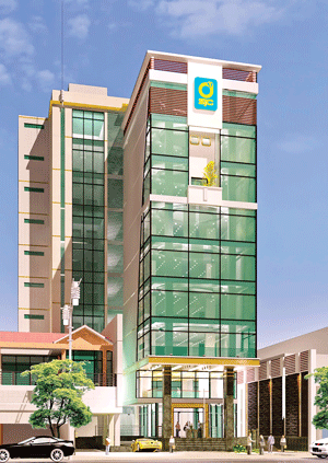 Phối cảnh trụ sở SJC và Trung tâm vàng bạc đá quý SJC. Phối cảnh trụ sở SJC và Trung tâm vàng bạc đá quý SJC.