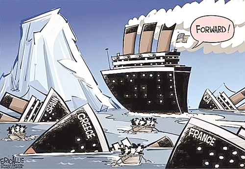 Nợ công đang đe dọa nền kinh tế toàn cầu.