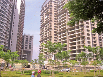 Gần 1.000 căn hộ dự án Kenton đang “án binh bất động” từ nhiều năm nay.