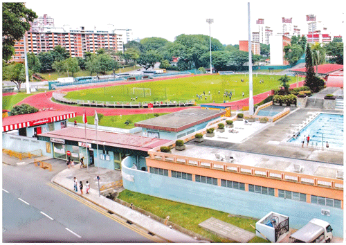 Toàn cảnh Khu thể thao liên hợp Queenstown.
