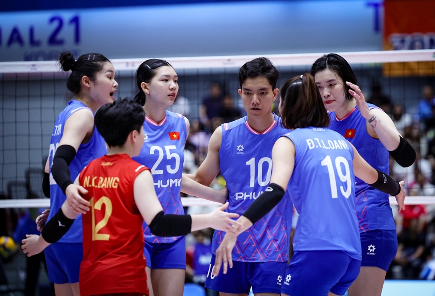 Đội tuyển bóng chuyền nữ Việt Nam không thể bổ sung nhân sự sau khi Bích Tuyền rút lui. Ảnh: FIVB