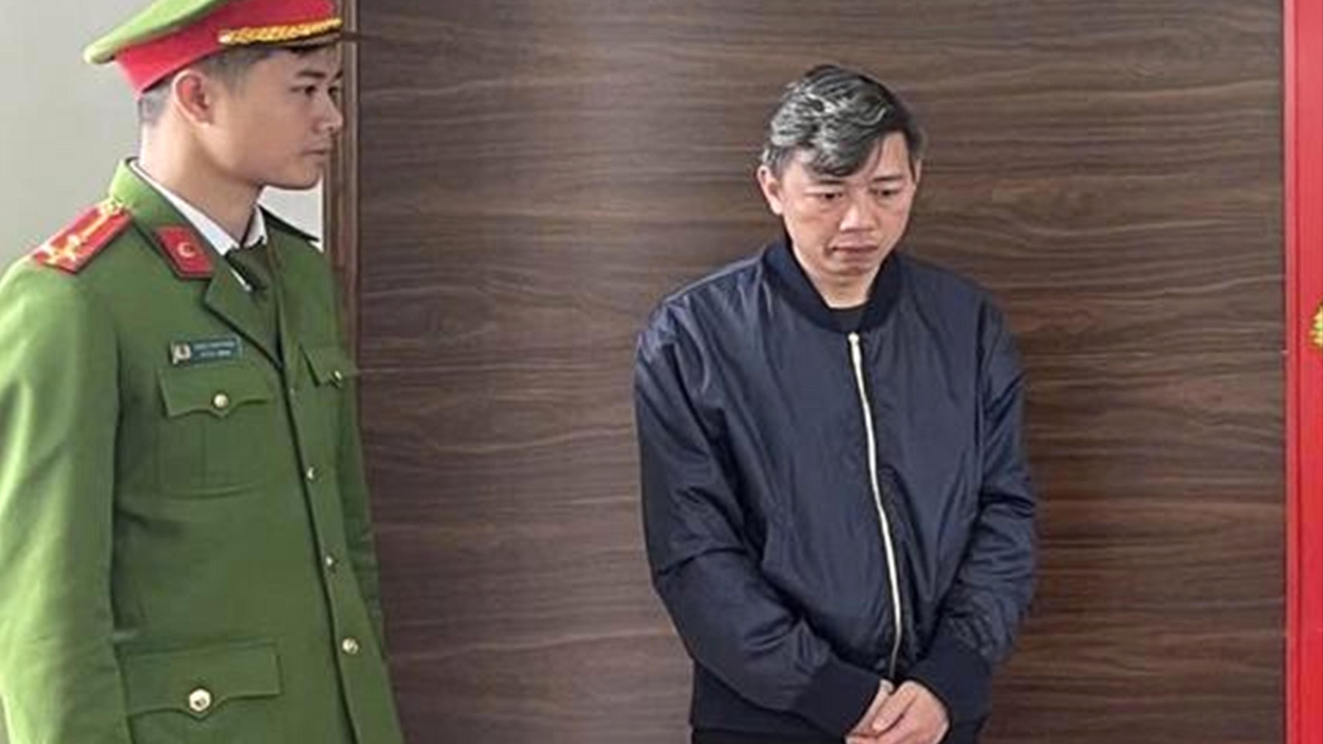 Lê Duy Sáng tại cơ quan công an. Ảnh: VKSND tỉnh Hà Tĩnh