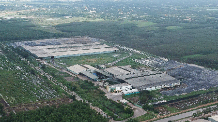 Vietstar waste-to-energy plant with a capacity of processing 2,000 tonnes a day. (Photo: SGGP)