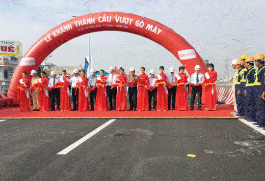 Go May Flyover Bridge was inaugurated this morning.