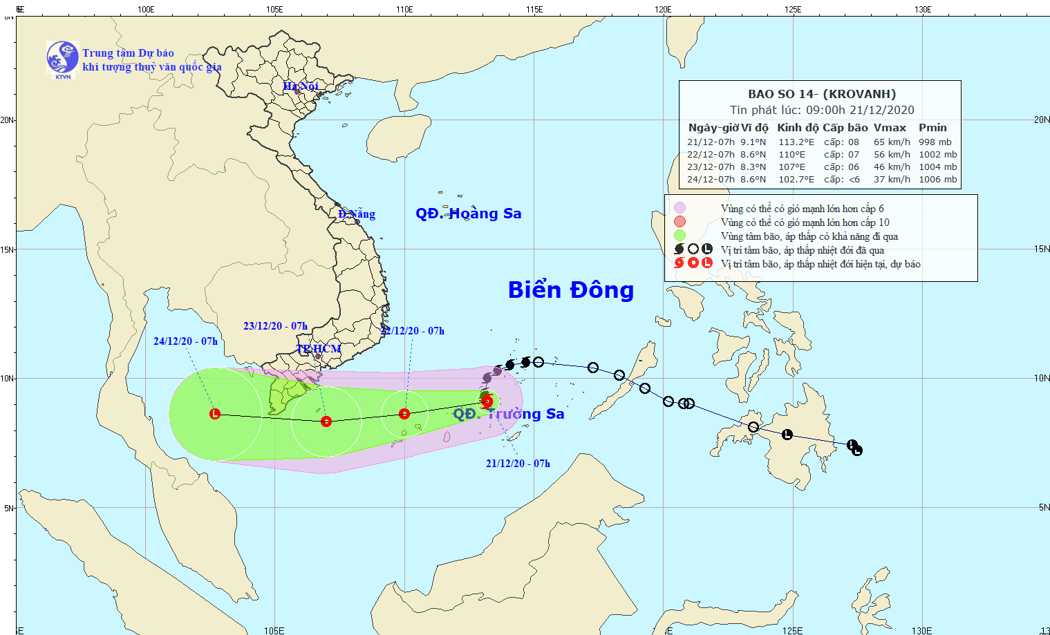 Tropical depression intensifies to new storm, Krovanh