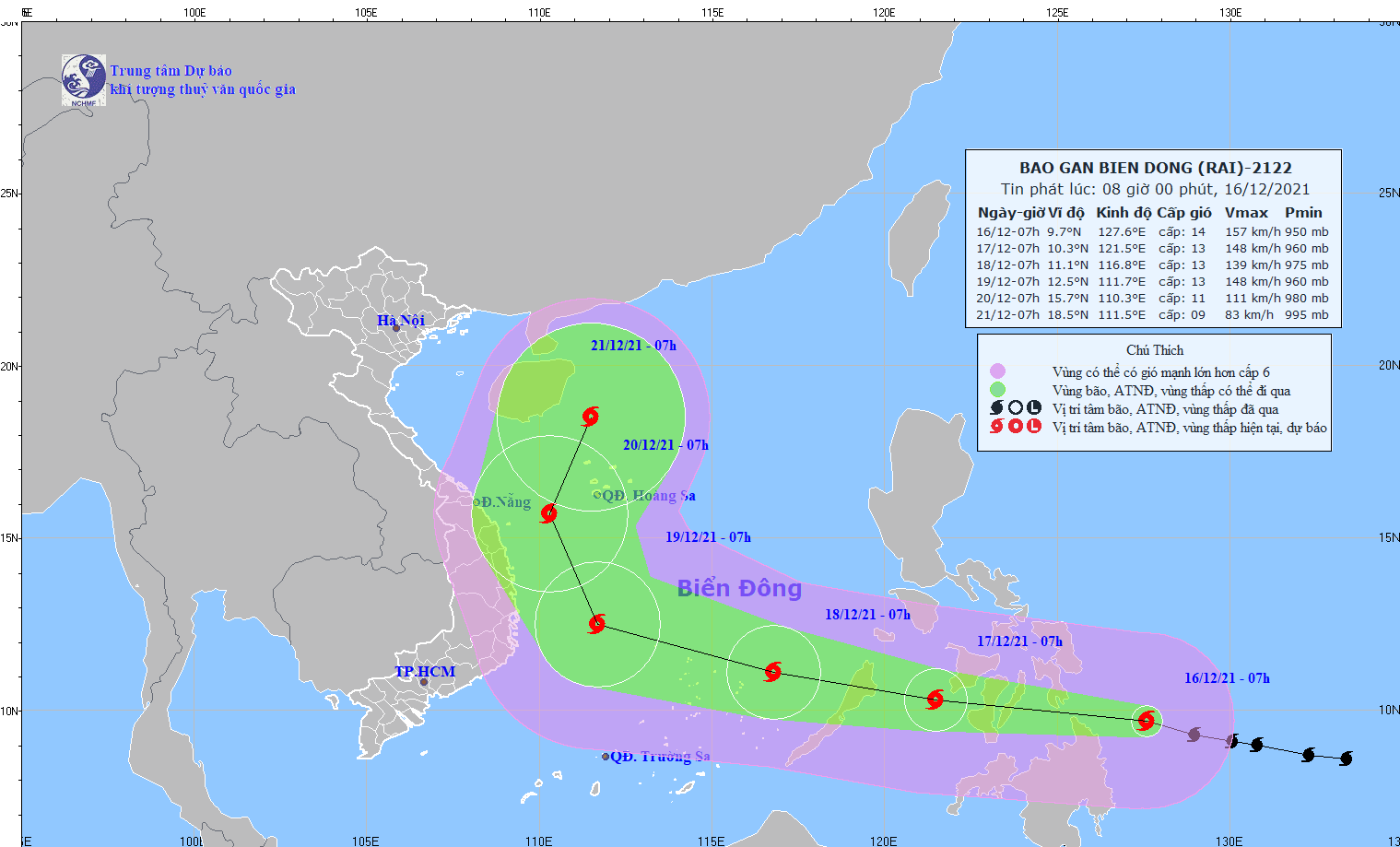 Khẩn trương ứng phó bão RAI