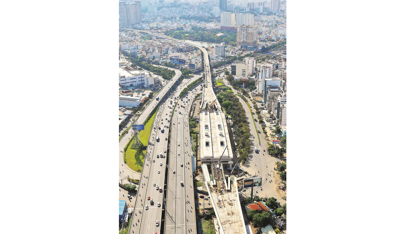 Ben Thanh-Suoi Tien metro project has completed about 70 percent of the work volume, expected to be done by the end of 2021 (Photo: SGGP)