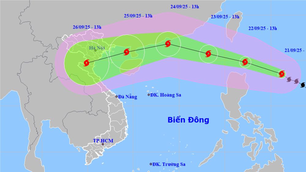 Siêu bão RAGASA có cường độ mạnh ngang bão YAGI, gây mưa lớn ở Bắc bộ