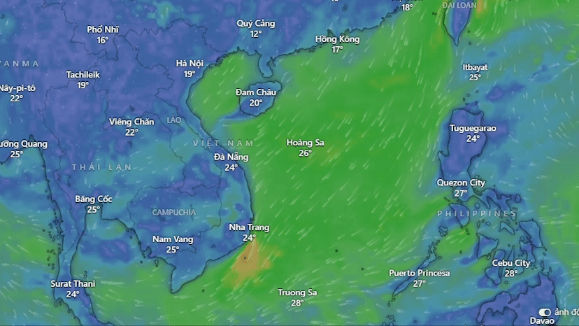 Hướng gió. Nguồn Windy 5-12-windy-3910.gif