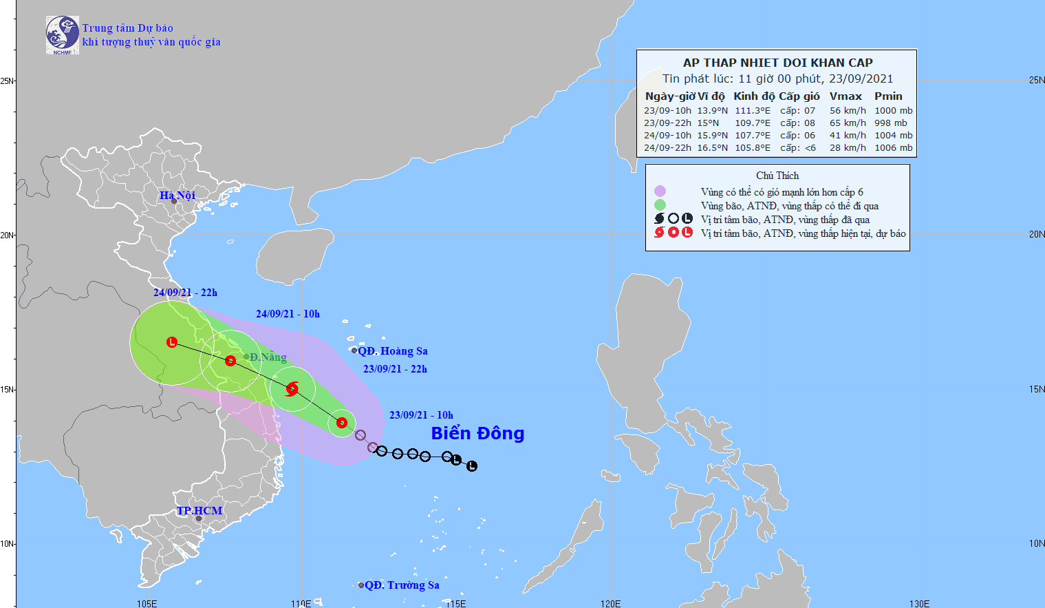 Hỏa tốc ứng phó áp thấp nhiệt đới đang dần thành bão số 6