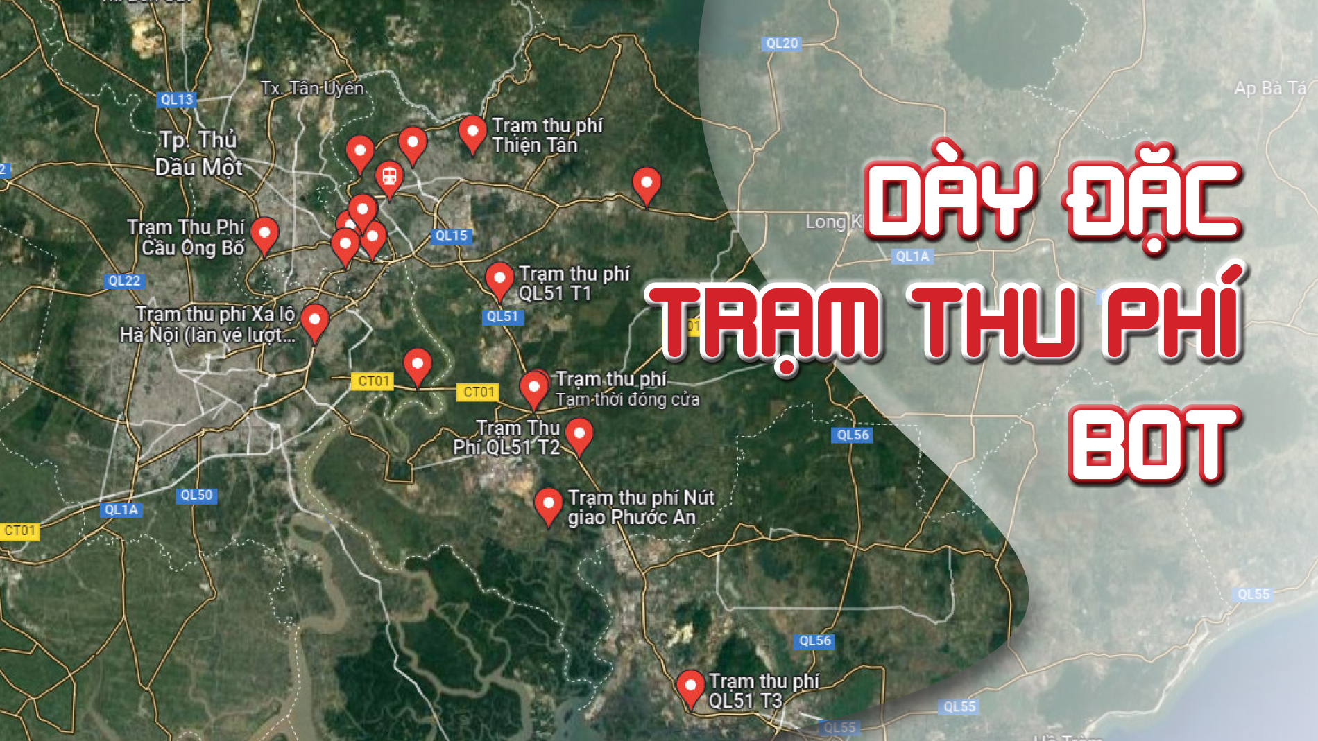 Dày đặc trạm thu phí BOT