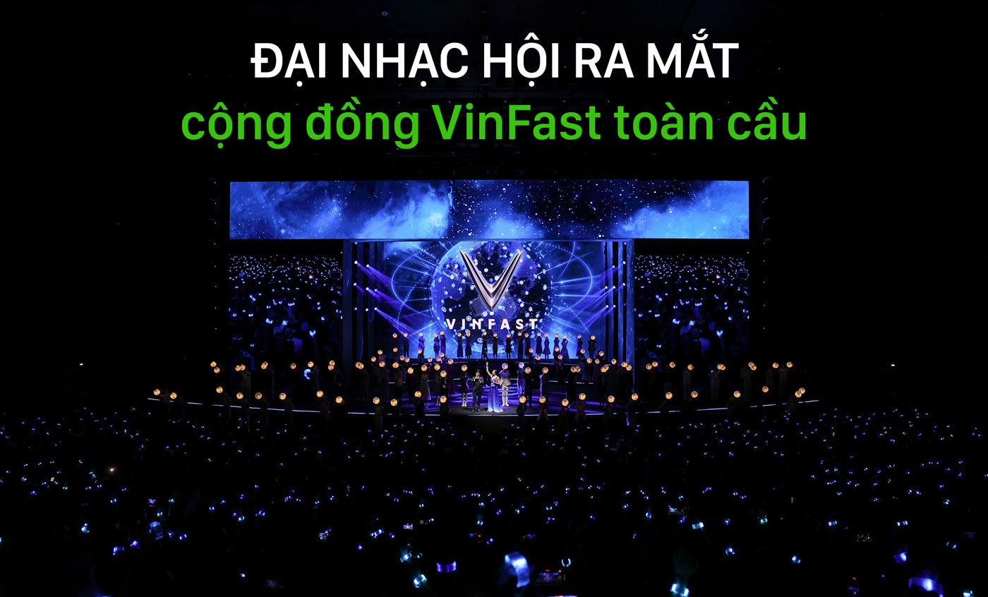 3.000 người tham dự đại nhạc hội ra mắt cộng đồng VinFast toàn cầu