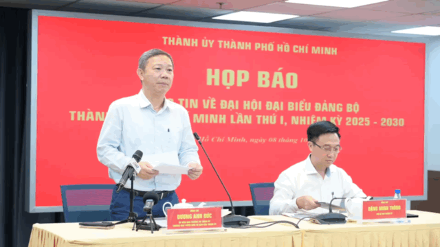 Ứng dụng công nghệ thông tin, chuyển đổi số trong tổ chức Đại hội Đảng bộ TPHCM lần thứ I, nhiệm kỳ 2025-2030